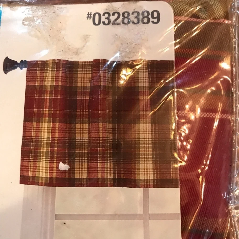 ▪️Back Tab Curtain Valance
